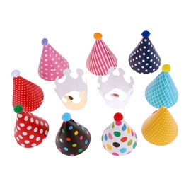 Mtsooning Birthday Hat, Party Hat, Triangular Hat, Crown, Birthday, Celebration, Birthday Party Accessories, Decoration, For Adults and Children