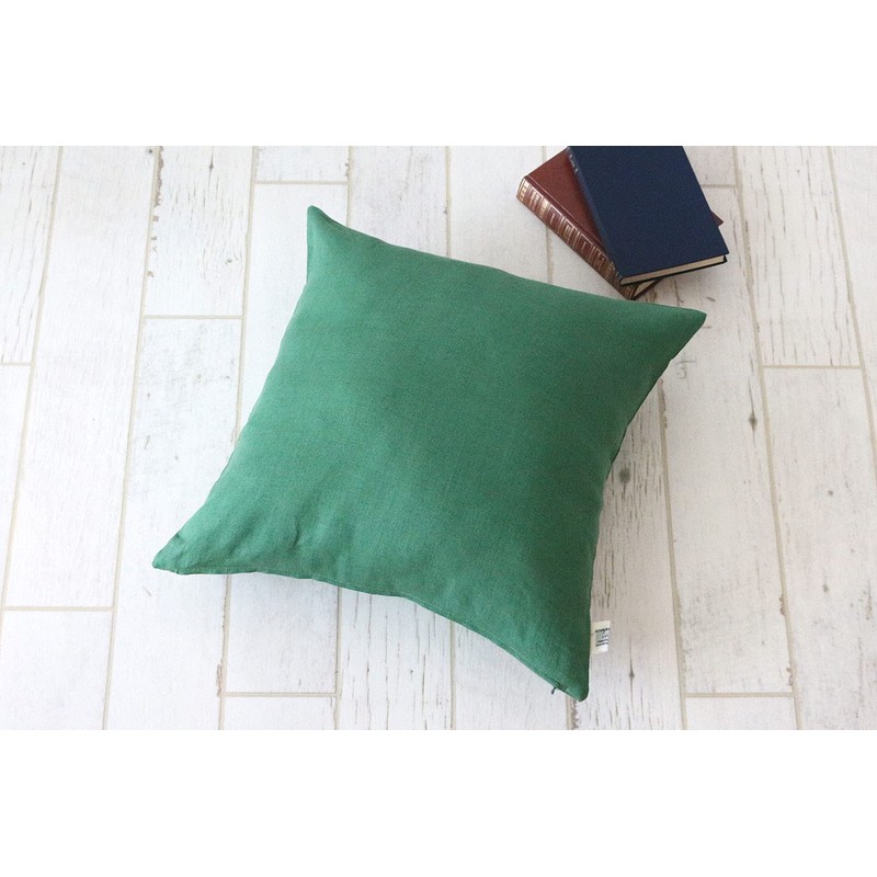 DDintex Natural Forest Cushion Cover, Lithuanian Linen, 23.6 x 23.6