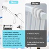 oioaahkeo Universal Baby Monitor Mount for Crib, Gooseneck Spiral Hanging