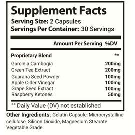 Floralean 5-Pack Flora Lean Pills - FloraLean Pills Supports Gut Health - 300 Capsules