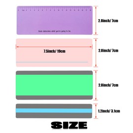 Seasonsky 27 Pack Reading Guide Highlight Strips Colored Overlays Bookmarks Reading Tracking Rulers for Teachers, Childrenand Dyslexics