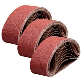 3x18 Inch Sanding Belts, 8 PCS Each of 40 60 80 Grit,24 Pack Aluminum Oxide Sander Belt Craftman Belt Sandpaper