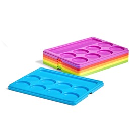 Learning Resources Little Minds at Work Sound Segmenting Trays, Learn to Read, Phonics, Phonemic Awareness, Letter Sounds, Preschool Learning Activities (Set of 6)