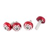 A ABSOPRO Car License Plate Bolt Screw 6mm Thread Round
