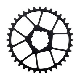 CobraCrawler MTB Bike Chainring Wide Narrow Teeth Chainwheel 8/9/10/11S Mountain Bicycle ChainWheel 32/34/36/38T Ultralight 55g 3-Nail (38T Black)