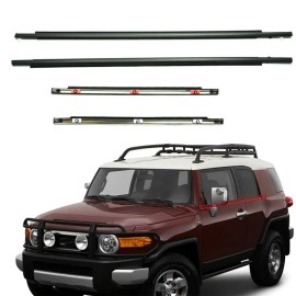 GEARTRONICS Door Window Weatherstrip Moulding Trim Seal Belt For 2007-2014 Toyota FJ Cruiser
