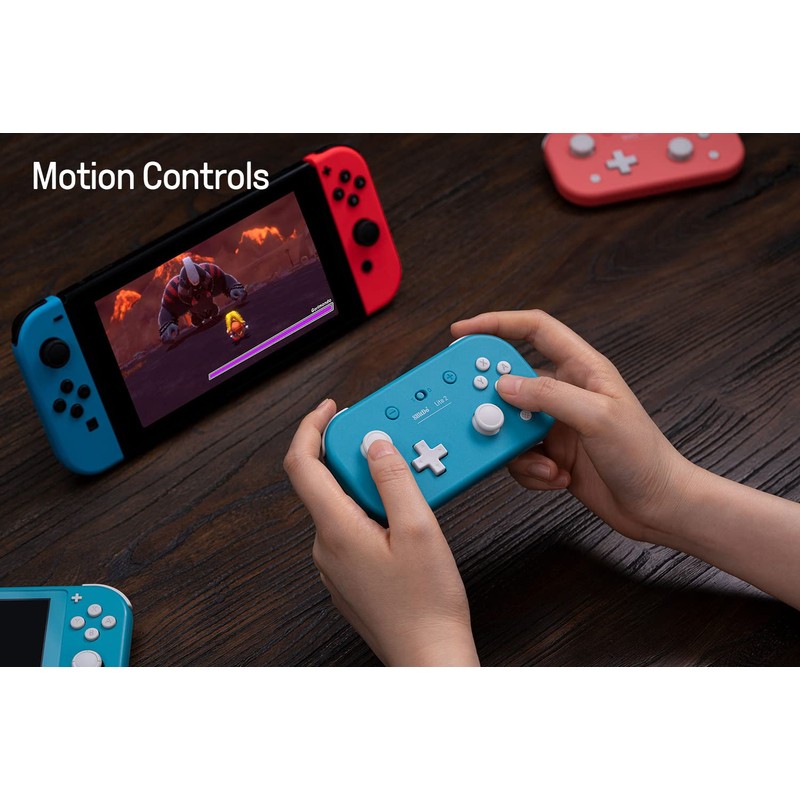 8Bitdo Lite 2 Bluetooth Controller with Motion Controls, Linear Motors