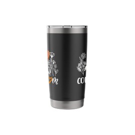 Corgi Mom Mum Floral Flower Dog Design Stainless Steel Insulated Tumbler