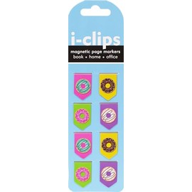 Donuts i-Clips Magnetic Page Markers (set of 8)