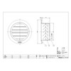 Sugita Ace PVC Pipe for Ventilation, 6.9 gal (200 L),