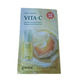Pick One Week Goodal Green Tangerine Vita C Blemish Care Serum Mask Alpha 5 Sheets Special + 1 Sheet / 픽일주일 구달 청귤 비타C 잡티케어 세럼 마스크 알파 5매 기획 +1매