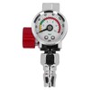 Cryfokt Paint Gun Air Adjusting Regulator, G1/4 Thread, Stainless Steel,