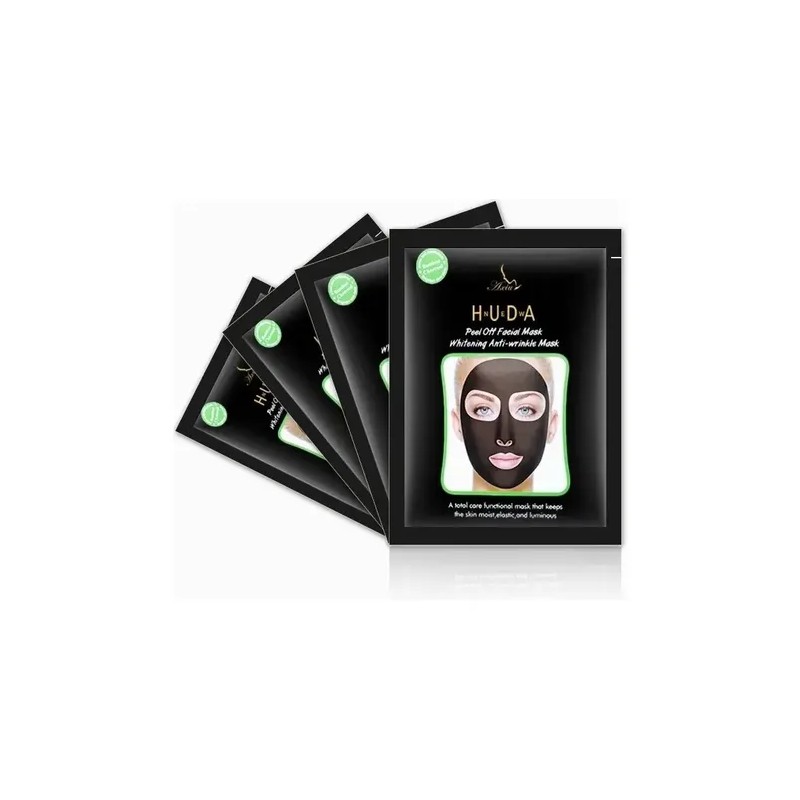 Mascarillas Facial Peel Off Carbón Activado Puntos 100pzs