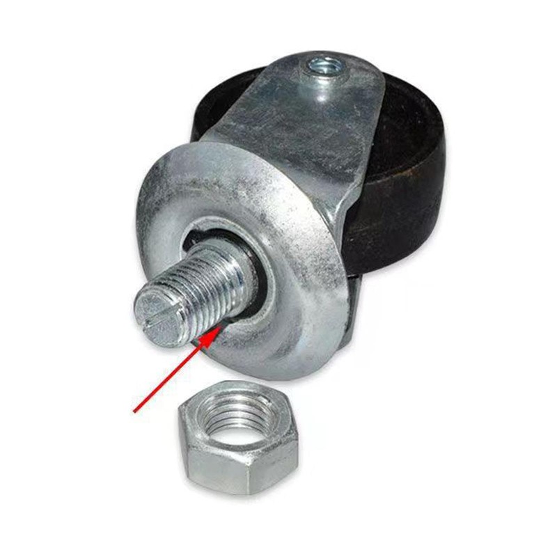 Ronyme Generic Floor Jack Casters 16mm Stem Replacement Trailer Caster