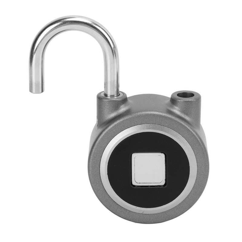 Fingerprint Padlock USB Charging Remote Authorization Unlocking Lock for Gym