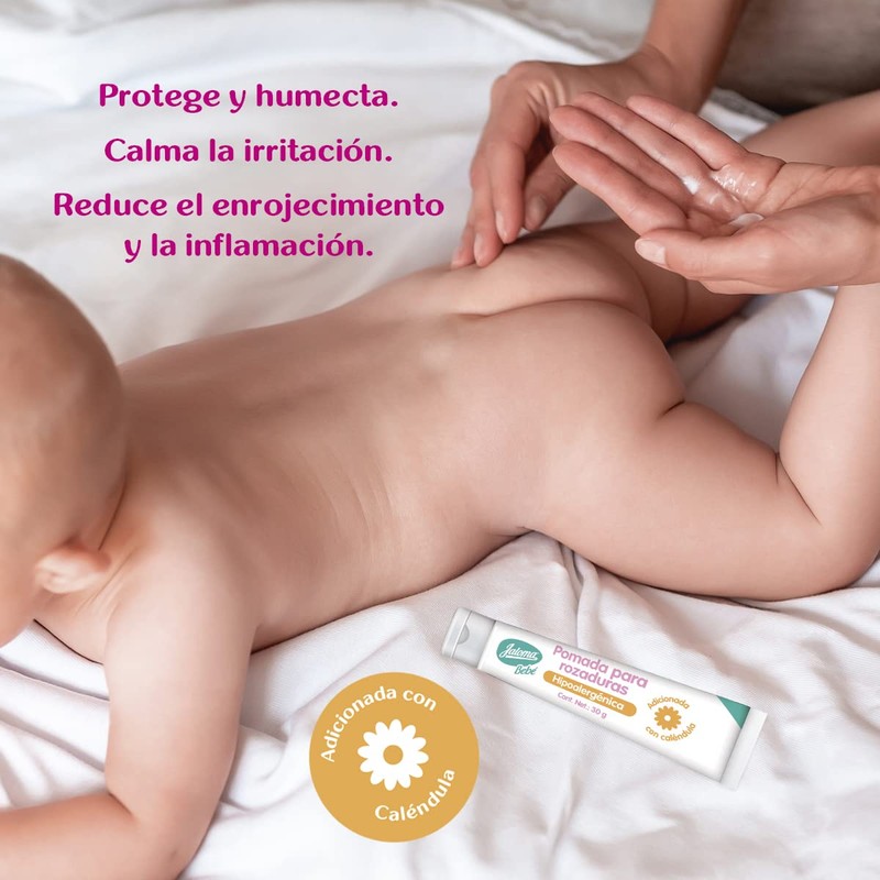Jaloma | Pomada para rozaduras, para Bebé, Hipoalergénica, 30gr