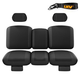 LKV UTV Defender Seat Cover Split Bench Seats Covers Compatible with Can Am Defender DPS MAX 6X6 PRO 2016-2024 Defender Accessories