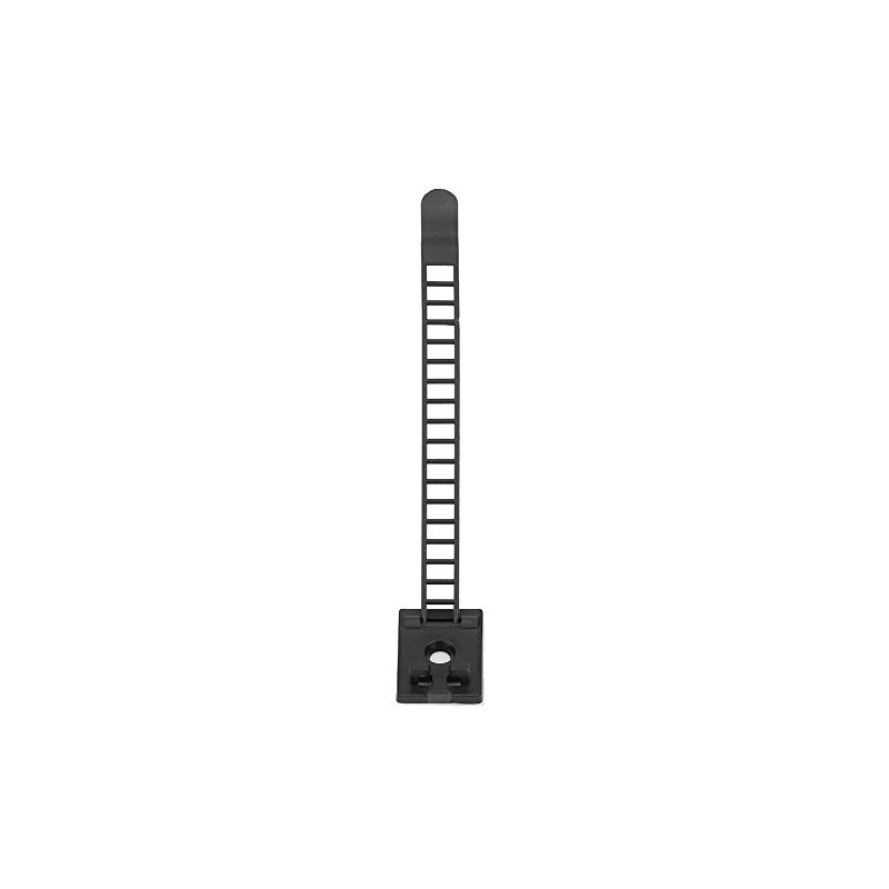 KIMISS 50pcs abrazaderas autoadhesivas ajustables para cable de coche, organizador