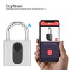 Bluetooth Padlock Intelligent Fingerprint Phone APP Lock Set for Dormitory