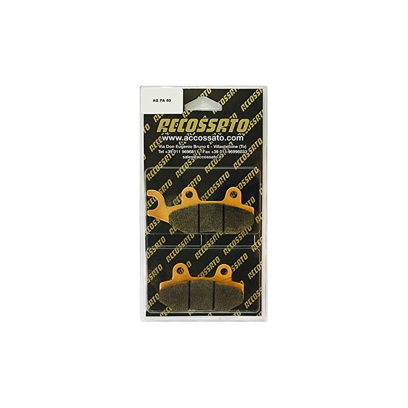 Accossato brake pad agpa80or, Kymco > 125 Stryker ON/OFF, 125