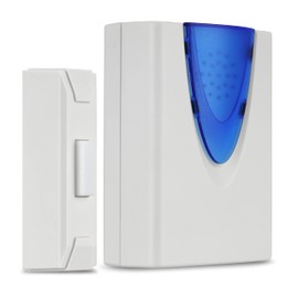 Rev Ritter 0514903555 Mini Wireless Doorbell 30 m White