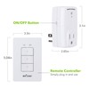 BN-LINK Mini Wireless Wall-Mounting Remote Control Outlet Switch Power Plug