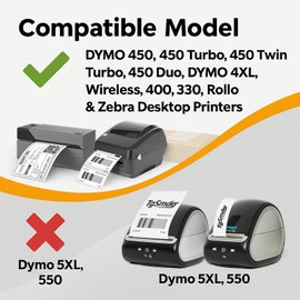 TgSmder Shipping Labels Compatible with Dymo 30323 (2 1/8" x 4") - 12 Rolls Thermal Labels, Fits for Dymo Labelwriter 450, 450 Turbo, 4XL (Not for 550, 5XL) Total 2640 Strong Adhesive Address Label