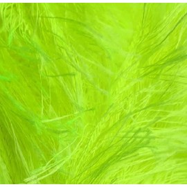 Lukche Eyelash Fun Fur Yarn Premium 100% Polyester 164 Yds (150 Mt), 3.53 Oz (100 Gr) Colorful Crochet Yarn Dıy Hand Knitting. (Neon Green, 1 Skein)