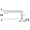 Gedotec Zurigo Furniture Handle Kitchen Edge Handle Drawer Handle Aluminium