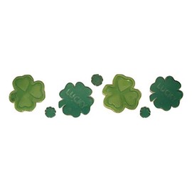 Impact Innovations St. Patrick's Day Reusable Gel Window Clings, Lucky in Shamrocks, Shamrocks (7 Clings, 1 Sheet)