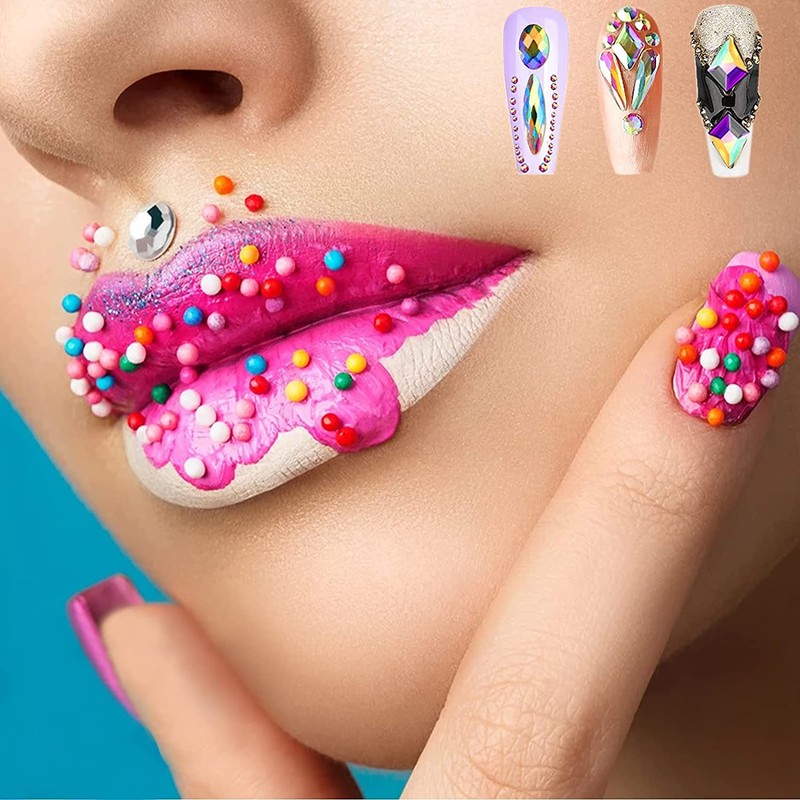 BANSHAN Nail Art Brushes, 5PCS Nail Brushes for Nail Art