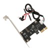 Computer Power Reset Switch PCIE Card Precise Control Thickened Gold