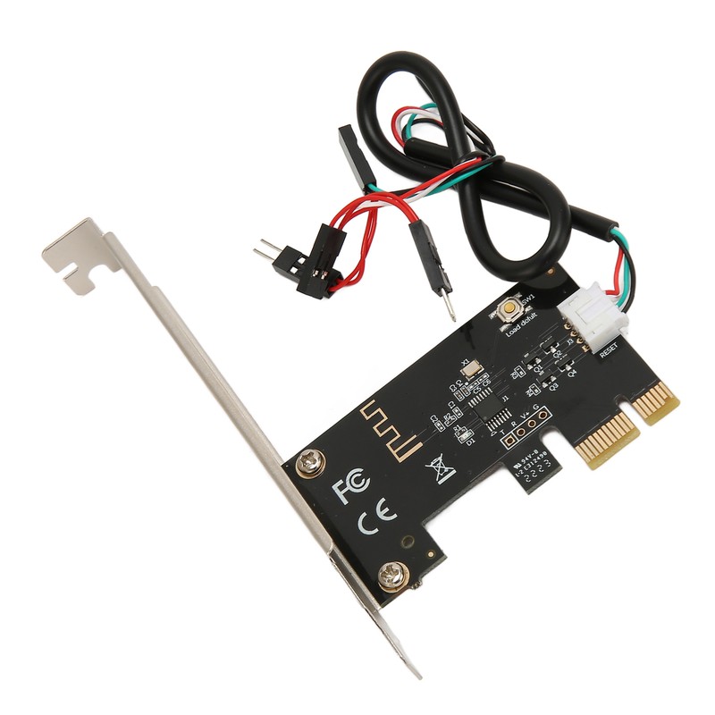 Computer Power Reset Switch PCIE Card Precise Control Thickened Gold