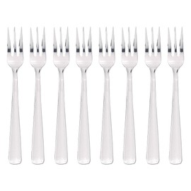 Maine Man Oyster Seafood Cocktail Appetizer Fork Set, Stainless Steel, 5.5-Inches, 8-Piece Set