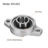 sourcing map 2pcs KFL003 Pillow Block Bearings 8mm Bore Bearing