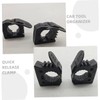 Levemolo 2Pcs Quick Release Clamp Adjustable Rubber Grip for Mounting