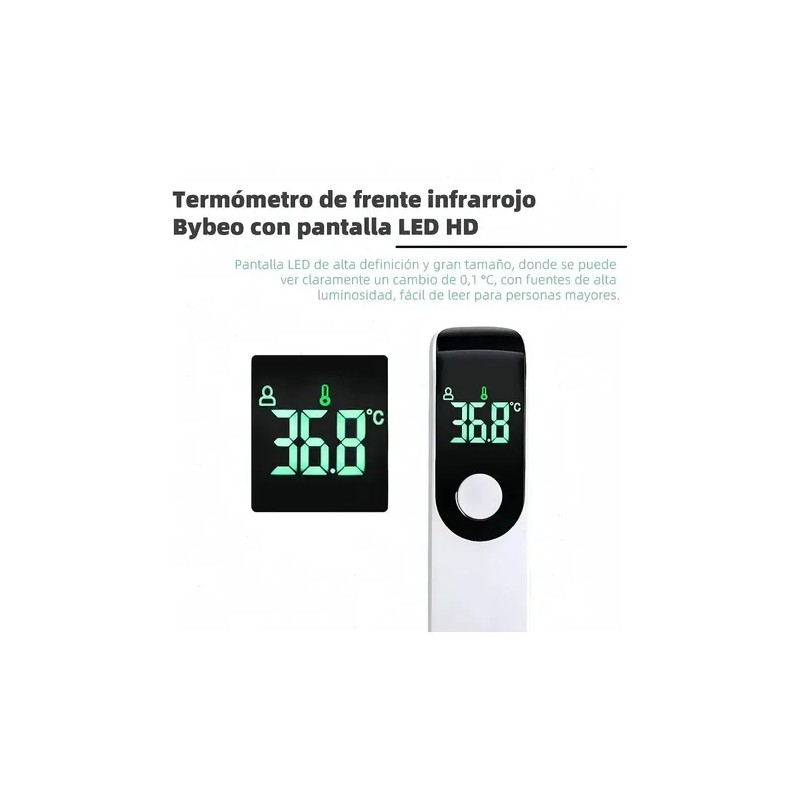 Termómetro Infrarrojo Digital Pantalla Led Sin Contacto Value Medical Supply