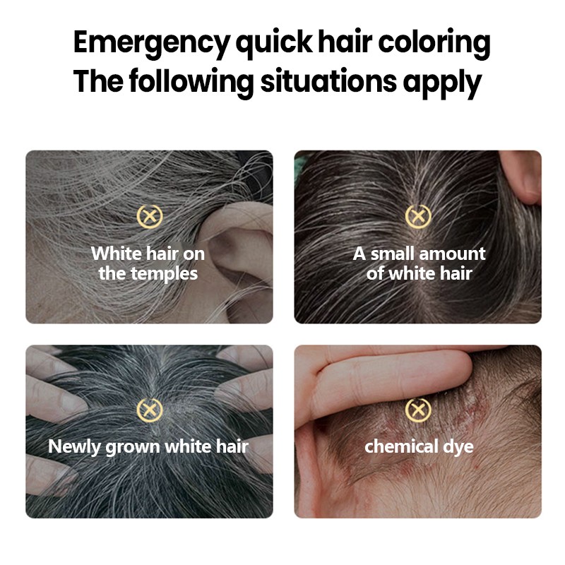Waterproof Hair Dye Stick Sweat Proof Hair Dye Stick/Natural White