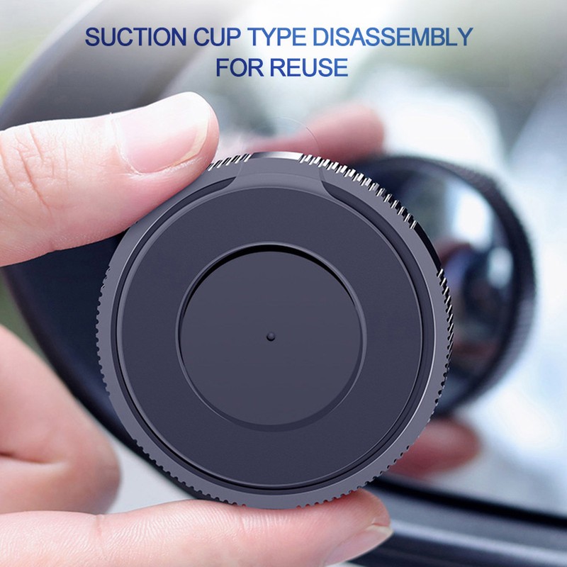 Blind Spot Mirrors 2pcs Frameless Convex Rear View Mirrors 360
