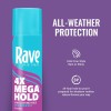 Rave 4X Mega Hold Hair Spray, All-Weather with Vitamin-Rich Formula,