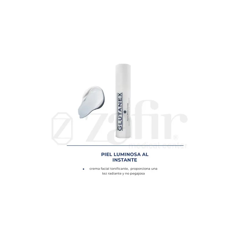 Crema Aclaradora Facial Glutanex Snow White Cream Potente