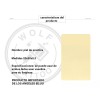 Wolf Tattoo Piel Sintética Para Tatuar Piel De Práctica 5pz