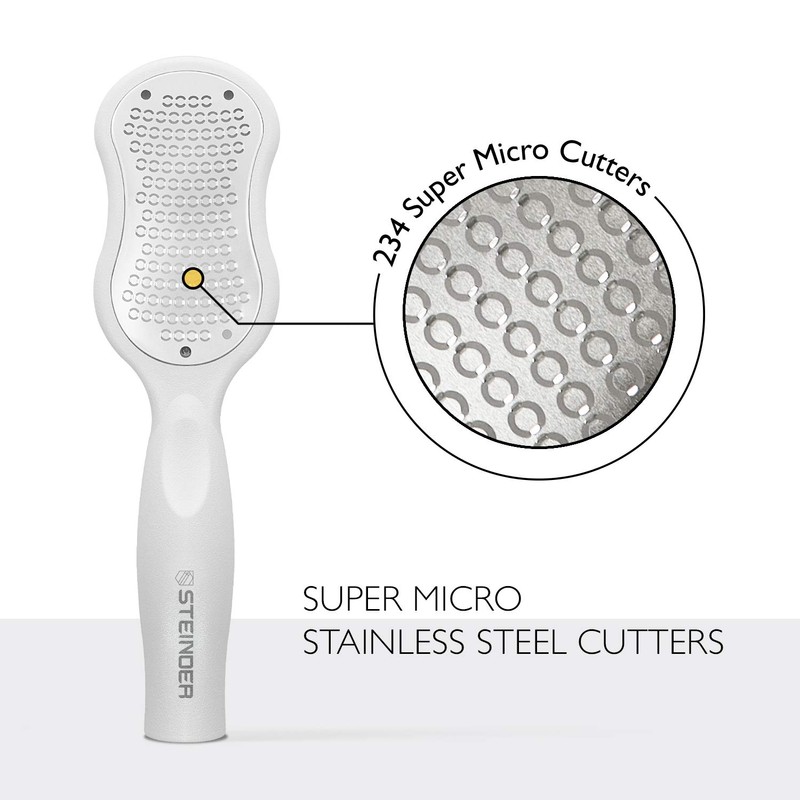 Steinder Foot File Exfoliating Remover, Heel, Exfoliating Shaving, Micro Cutter,
