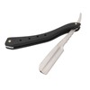 Men's Straight Edge Razor Zinc Alloy Wooden Handle Razor for