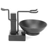 Stainless Steel Shaving Razor Brush Holder Household Soap Bowl Shaving