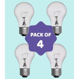 GE 40 Watt 415 Lumens Crystal Clear Ceiling Fan Incan Bulbs  99420 4 pack