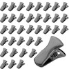 35 Pack Mini Metal Alligator Clips for Crafts Non-Slip Silicone-Coated