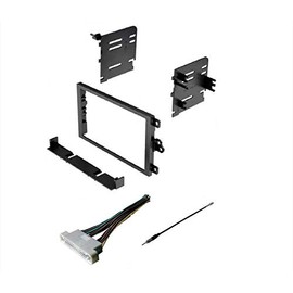 ASC Car Stereo Dash Kit, Wire Harness, and Antenna Adapter to Install a Double Din Radio for Some 2000-2006 Buick Lesabre, 2001-2003 Oldsmobile Aurora, 2000-2005 Pontiac Bonneville - No Premium Amp