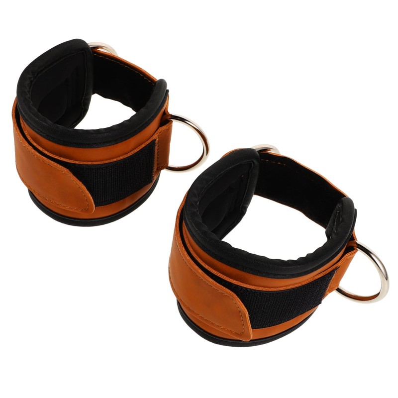 WOONEKY 2pcs Tension Rope Accessories Ankle Cable Straps for Workout