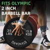 Fitvids Olympic Cast Iron 2-Inch Weight Plate for Strength Training